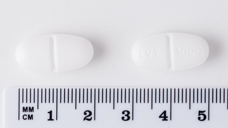 LEVETIRACETAM SANDOZ 1000 mg COMPRIMIDOS RECUBIERTOS CON PELICULA EFG, 30 comprimidos (Frasco) fotografía de la forma farmacéutica.