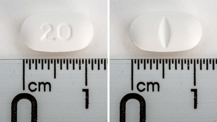 MOTIVAN 20 mg COMPRIMIDOS RECUBIERTOS CON PELICULA, 56 comprimidos fotografía de la forma farmacéutica.