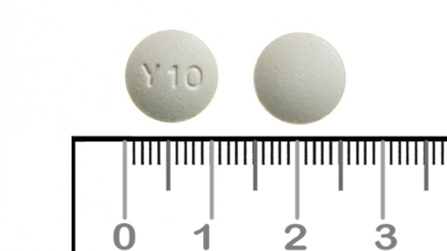 OLANZAPINA CINFA 10 mg COMPRIMIDOS EFG, 28 comprimidos fotografía de la forma farmacéutica.