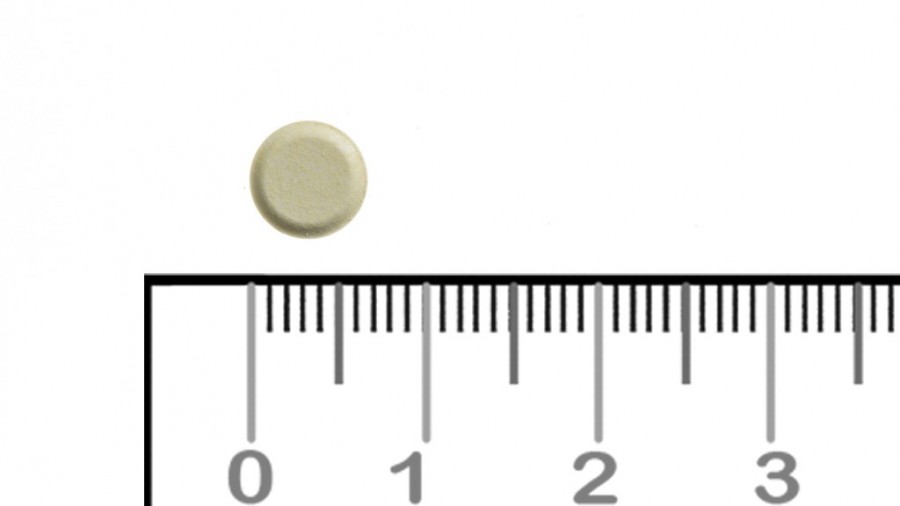 OLANZAPINA FLAS CINFA 10 mg COMPRIMIDOS BUCODISPERSABLES EFG, 56 comprimidos fotografía de la forma farmacéutica.