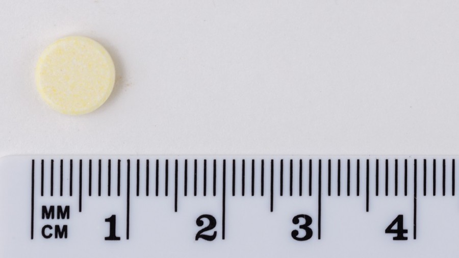 OLANZAPINA SANDOZ  10 mg COMPRIMIDOS BUCODISPERSABLES EFG , 28 comprimidos fotografía de la forma farmacéutica.