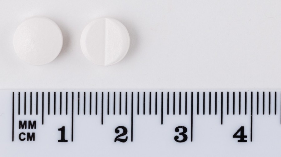 OLANZAPINA SANDOZ 5 mg COMPRIMIDOS RECUBIERTOS CON PELICULA EFG, 28 comprimidos fotografía de la forma farmacéutica.