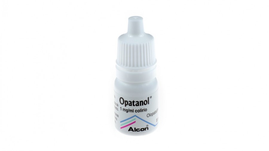 OPATANOL 1 mg/ml COLIRIO EN SOLUCION, 1 frasco de 5 ml fotografía de la forma farmacéutica.