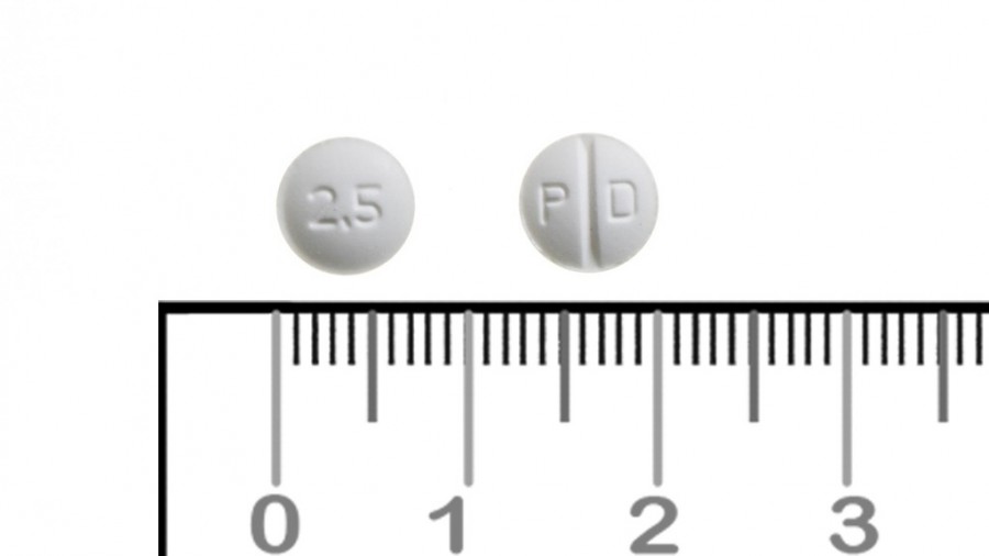 PREDNISONA CINFA 2,5 mg COMPRIMIDOS EFG, 30 comprimidos fotografía de la forma farmacéutica.