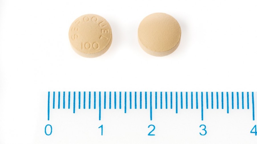 SEROQUEL 100 mg COMPRIMIDOS RECUBIERTOS CON PELICULA , 60 comprimidos fotografía de la forma farmacéutica.