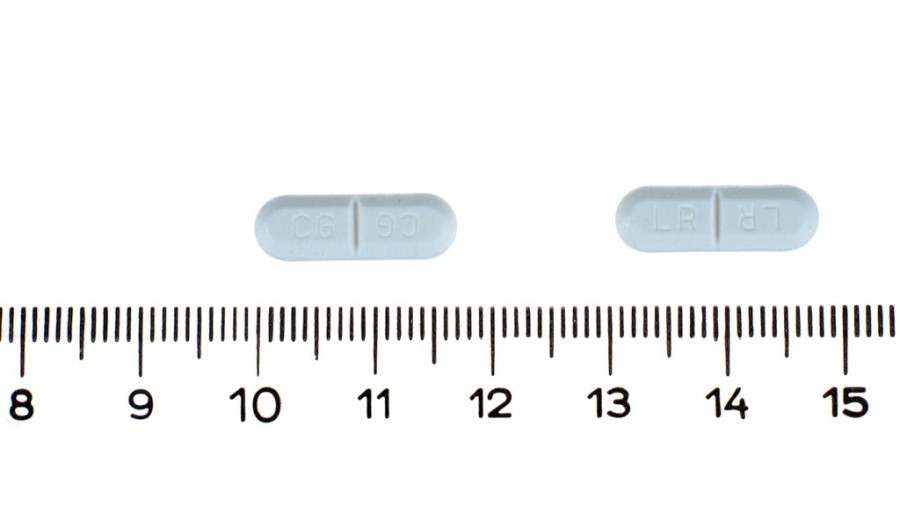 TEGRETOL 400 mg COMPRIMIDOS , 100 comprimidos fotografía de la forma farmacéutica.