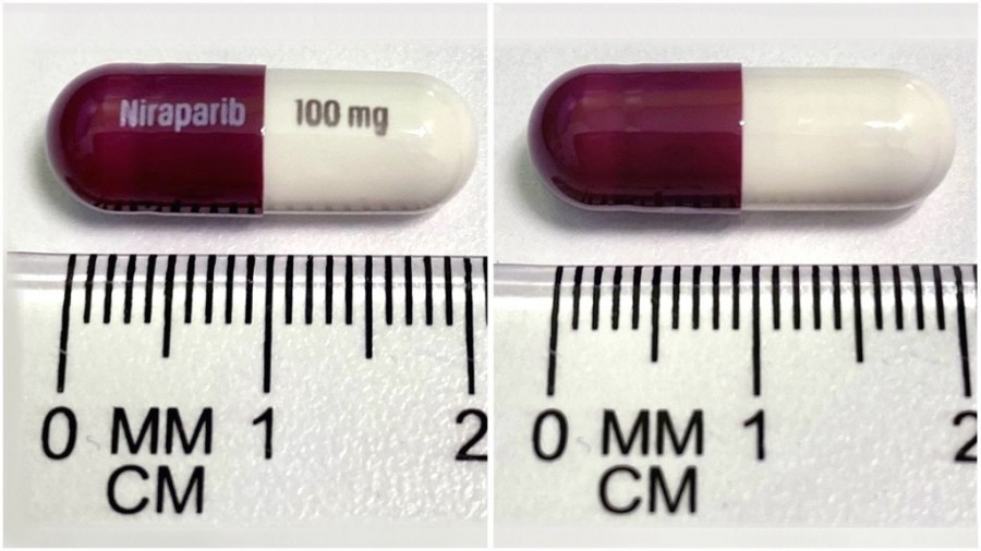 ZEJULA 100 MG CAPSULAS DURAS, 84 (84 x1) cápsulas fotografía de la forma farmacéutica.